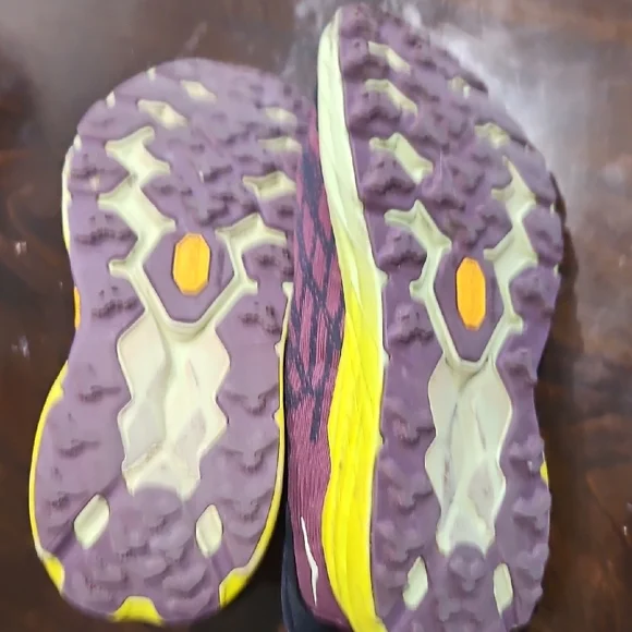 Hoka Kids Sneakers - Purple and Yellow - Picture 3 of 5